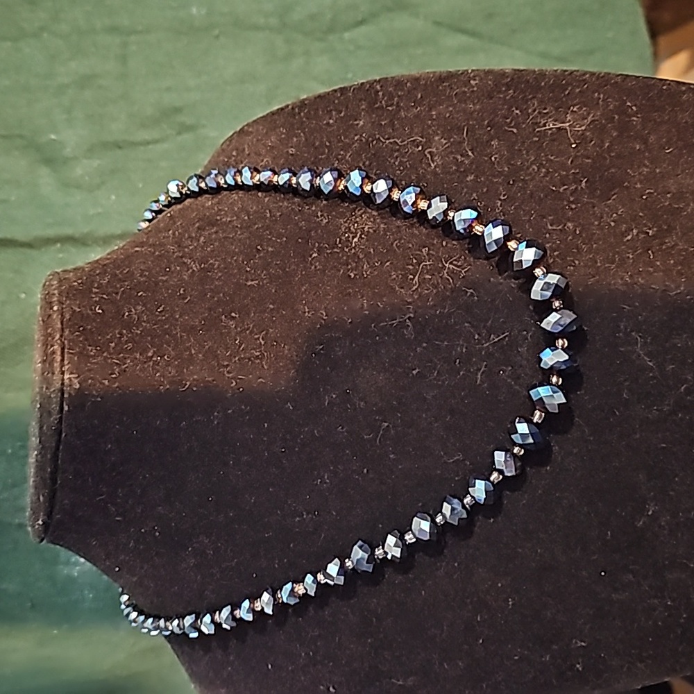 Blue Peacock necklace